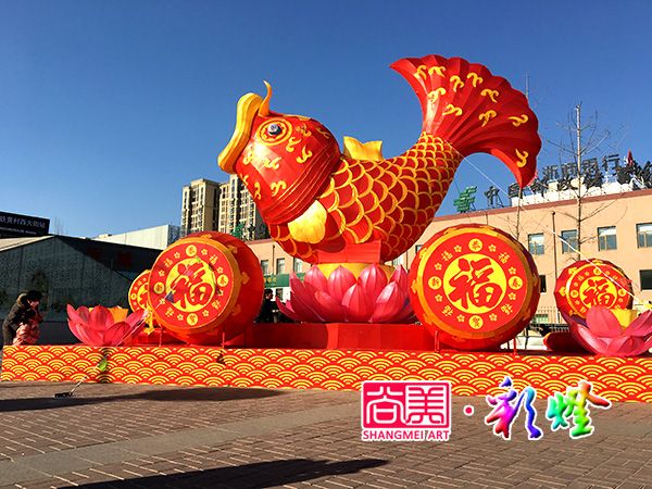 2017北京大興區(qū)迎春彩燈現(xiàn)場